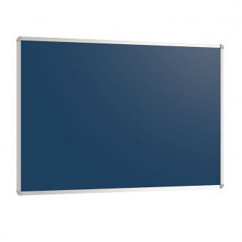 Wandtafel Stahlemaille blau, 100x 70 cm, ohne Kreideablage, 